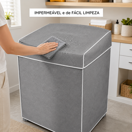 Capa p/ Máquina de Lavar - Electrolux, Brastemp, Consul e outras - 8, 9, 10, 11, 12, 13, 14, 15, 16, 17, 18Kg